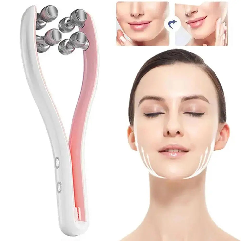 Face Slimming Double-Chin Reduction V Face Shaped EMS Facial Massager