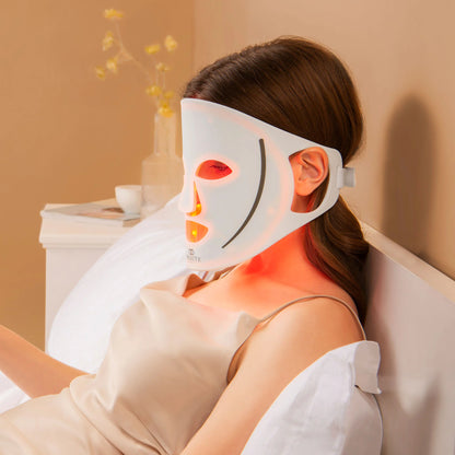 LED Facial Red-Light Therapy Collagen Skin Care Mask Photon Mask (FDA-cleared)