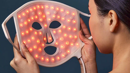 LED Facial Red-Light Therapy Collagen Skin Care Mask Photon Mask (FDA-cleared)