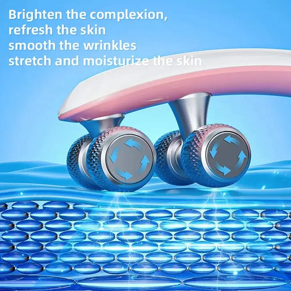 Face Slimming Double-Chin Reduction V Face Shaped EMS Facial Massager