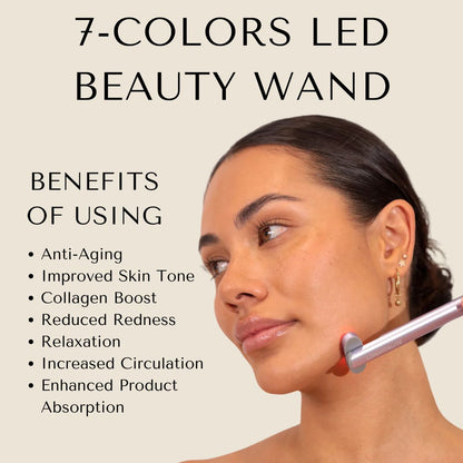 7-Colors LED Beauty Wand - Smoother Skin!