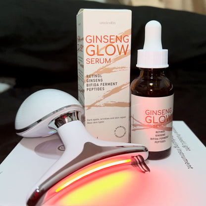 UNNIE SKIN EMS Red Light LED Therapy Face Lifter - Lift your face & neck sagging skin!